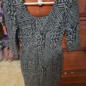 Womens patterned dress